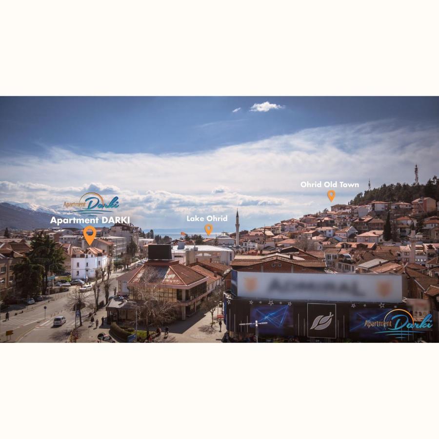 Darki Apartment - Bazaar Location With Free Parking โอครีด ภายนอก รูปภาพ